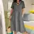 Vestido midi com botões frontais Mooclound - Ziara Fashion