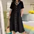 Vestido midi com botões frontais Mooclound
