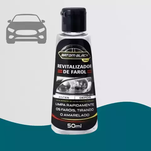 Revitalizador de Farol Batom Black 50ml | Tira Amarelado Externo - comprar online