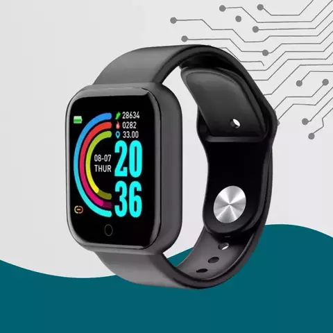 Smartwatch D20 Pro | Monitoramento de Saúde e Notificações