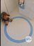 tapete de croche redondo para decoração de quarto de bebê 