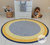Como um raio de sol no quarto, este adorável tapete iluminará o chão com a alegria e aconchego.
tapete quarto infantil menino

Este tapete lindo cinza e amarelo, é neutro para compor vários temas de decorações de quarto de bebê e infantil.

Para uma limpe