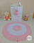 Decoração quarto de bebê e infantil tapete rosa e branco - Ateliê Vera Peixoto - tapetes de crochê para decoração quarto de bebê e infantil