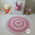 tapete decoração quarto de bebê e infantil menina 