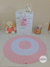 Decoração quarto de bebê e infantil tapete rosa e branco na internet