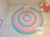 tapete infantil
tapete de crichê redondo nas cores off white, rosa e verde água.
