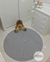 Tapete infantil cinza - comprar online