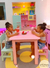 Tapete infantil de crochê cinza e amarelo