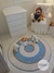 decoração quarto de bebê tapete de crochê redondo