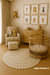 tapete off white para decoraçao quarto de bebê