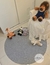 Tapete infantil cinza