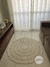 tapete de crochê para sala off white