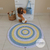 Como não amar, este tapete é lindo , cores clássicas que são sempre sucesso, atemporal nunca saem de moda, quando o assunto é decoração quarto de bebê e infantil 
