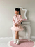 Tapete infantil rosê e off white - comprar online