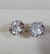 Brinco redondo zirconia cristal 1cm - comprar online