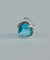 Pingente Prata Coração 7 mm cor azul - comprar online