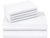 LENÇOL SEM ELÁSTICO 200 FIOS - SOLTEIRO - 100% ALGODÃO - BRANCO