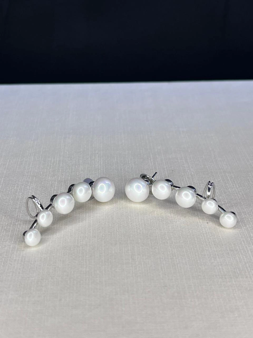 Brinco Ear Cuff Pérolas