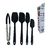 Conjunto de Espátulas e Pegador em Silicone com 5 Peças - comprar online