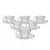JOGO XICARA CHA VIDRO 6 PCS - MODELO FLAMINGO - comprar online
