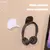 Cabeça-montado Headphone suporte, gancho de armazenamento, parede-montado, supo