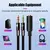 Adaptador de áudio 2 em 1 para fone de ouvido, fone de ouvido e divisor de micr - comprar online
