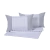 Jogo de Cama Queen com Peseira 5 Peças – Kit Copacabana em Poliéster Premium 300 Fios - branco
