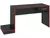 Mesa Gamer Artely Preto e Vermelho 1 Gaveta na internet