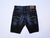 Bermuda Jeans Escuro Masculina corte Reto/ Padrão - Slimbrasil - Moda Masculina
