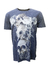 Camiseta Masculina 100% Algodão Penteado - Caveira - Cranio - Cinza Escuro - comprar online