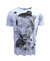 Camiseta Masculina 100% Algodão Penteado - Selvagem - Wild Beauty - Cinza Claro - comprar online
