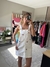 Vestido jardinero bordado FOREVER 21 Talle M