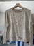 Sweater hilo dorado ZARA Talle S