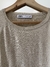 Sweater hilo dorado ZARA Talle S - Revivi moda circular