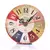Relógio de parede de madeira retro nórdico, Relógio decorativo, Madeira rúst - comprar online