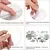 26 peças adesivo de parede espelho acrílico 3d, espelho redondo, quarto diy, b - comprar online
