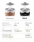 Novo produto sem fronteiras umidificador de gota de água casa desktop silencios - loja online