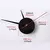 Relógio de parede silencioso 3D DIY de tamanho grande preto/dourado/prata simpl - loja online