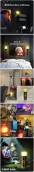 Mc jogo tocha luz brownstone led night light usb recarregável quarto decoraçã - loja online
