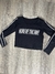 Remera manga larga crop