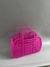 Canasta rosa de plastico