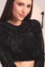 Blusa Tricot Pelo Cropped na internet