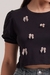 Blusa Cropped Laços na internet