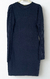 Vestido Justo Manga Longa Assimétrico - loja online