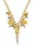 Colar Folheado a Ouro 18k Dente de Sabre - branco - coisasdacarola