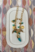 Colar Folheado a Ouro 18k Dente de Sabre - Turquesa - comprar online