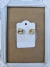 Maxi Brinco transparente e dourado Trevo - Cod 41 - comprar online