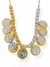 Choker Folheado a Ouro 18k Pérola Com Esferas e Pingente Moedas - coisasdacarola