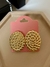 Brinco botão de correntes dourado - Cod 63 - comprar online
