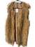 Chaleco peludo talle U